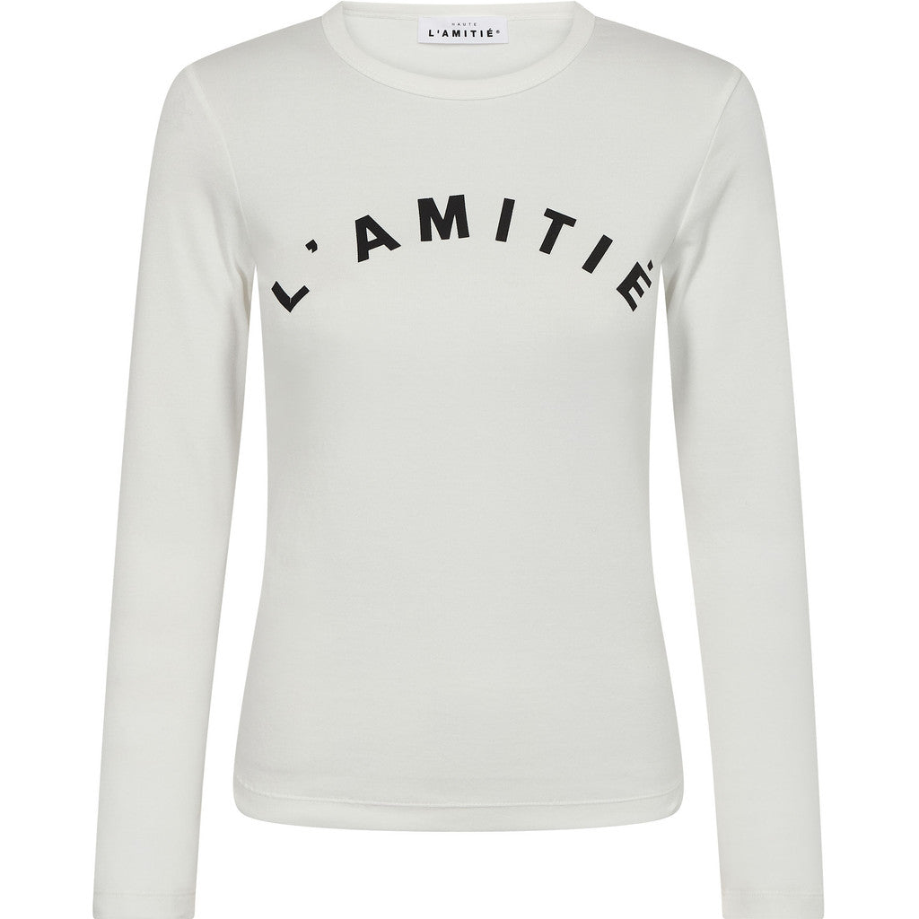 HAUTE L'AMITIE - CLEAN LOGO T-SHIRT OFF WHITE