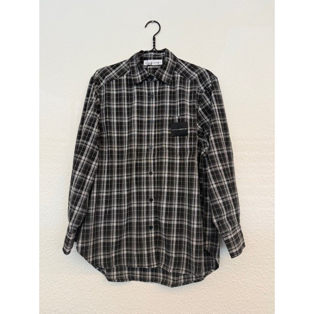 HAUTE L'AMITIE - IRIS CHECK SKJORTE BLACK CHECK