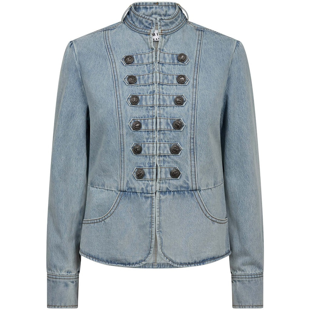HAUTE L'AMITIE - BLEACHED UNIFORM JAKKE DENIM