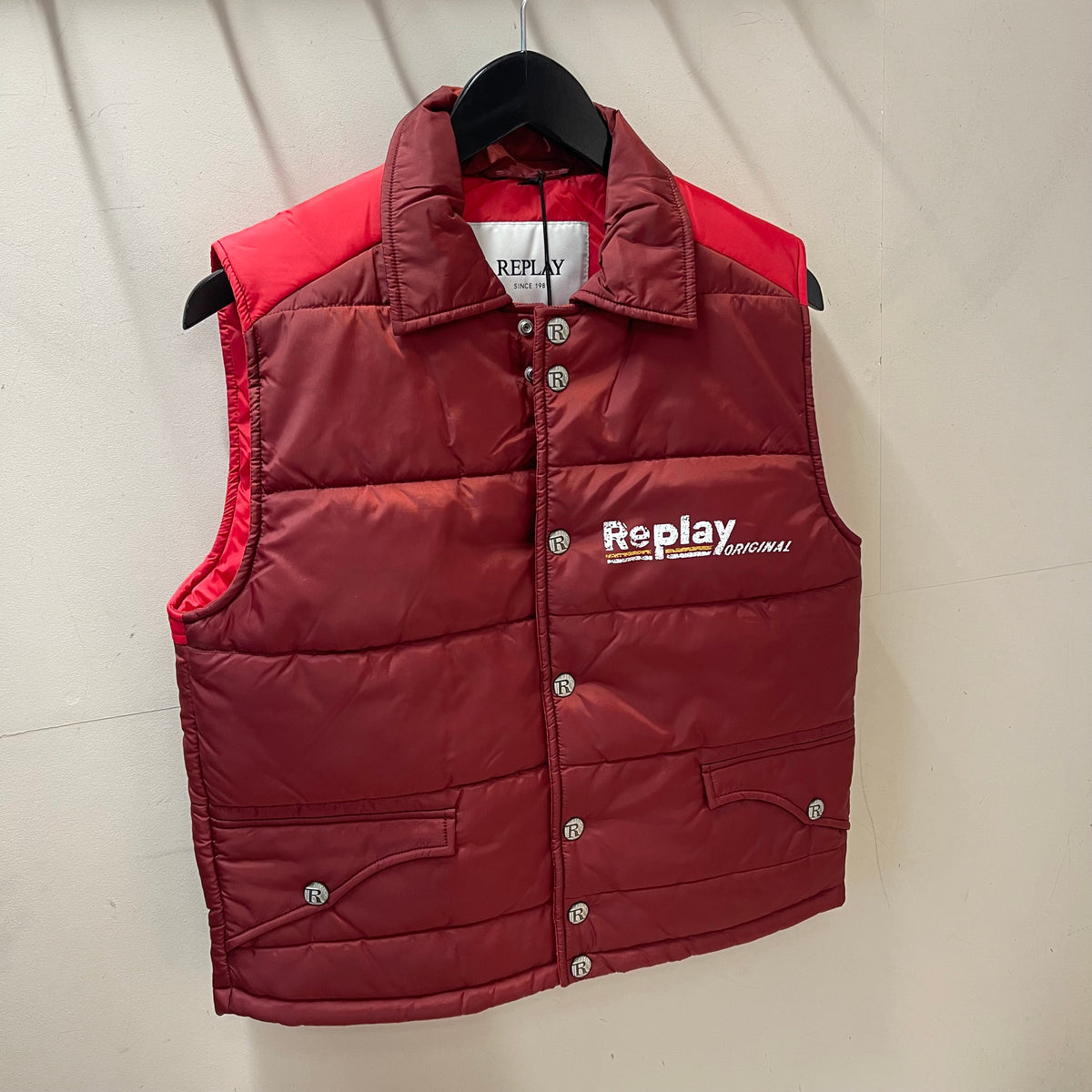 REPLAY - W0013 VATTERET VEST RØD