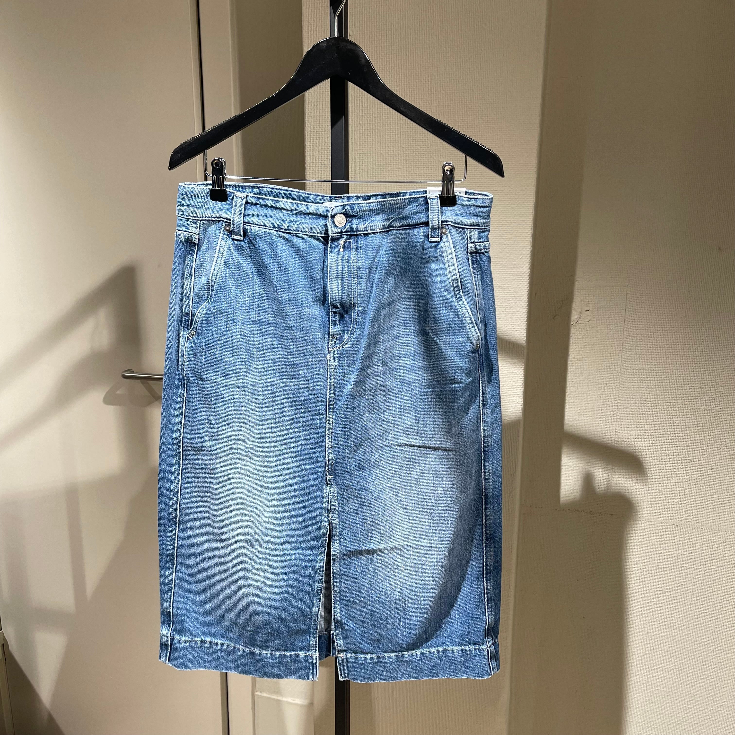 REPLAY - MINI SKIRT DENIM BLUE
