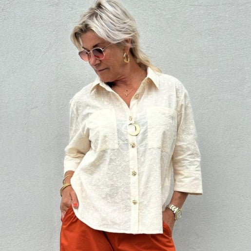 GASPAR - VIGO BLUSE OFF WHITE