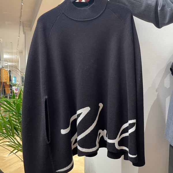KARL LAGERFELD - KARL SIGNATURE CAPE