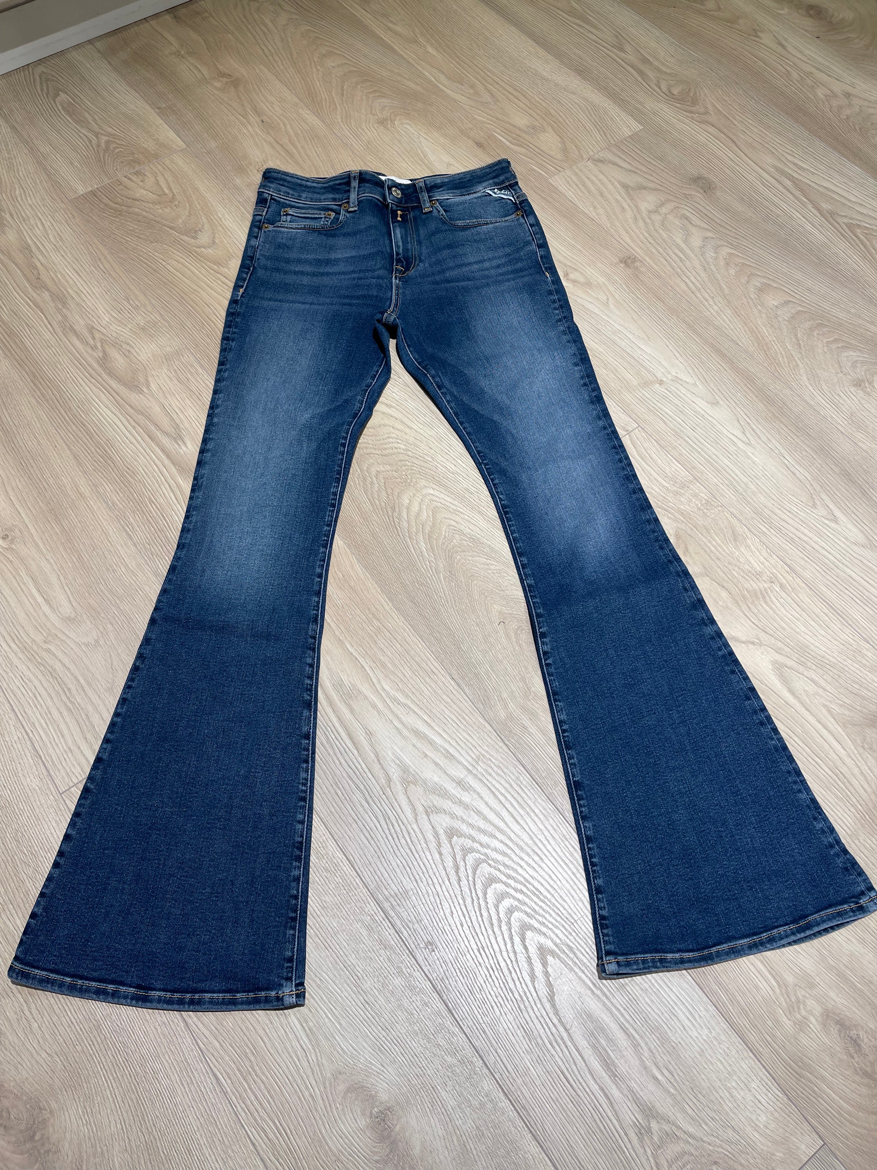 REPLAY - JOELLA FLARE JEANS DARK BLUE