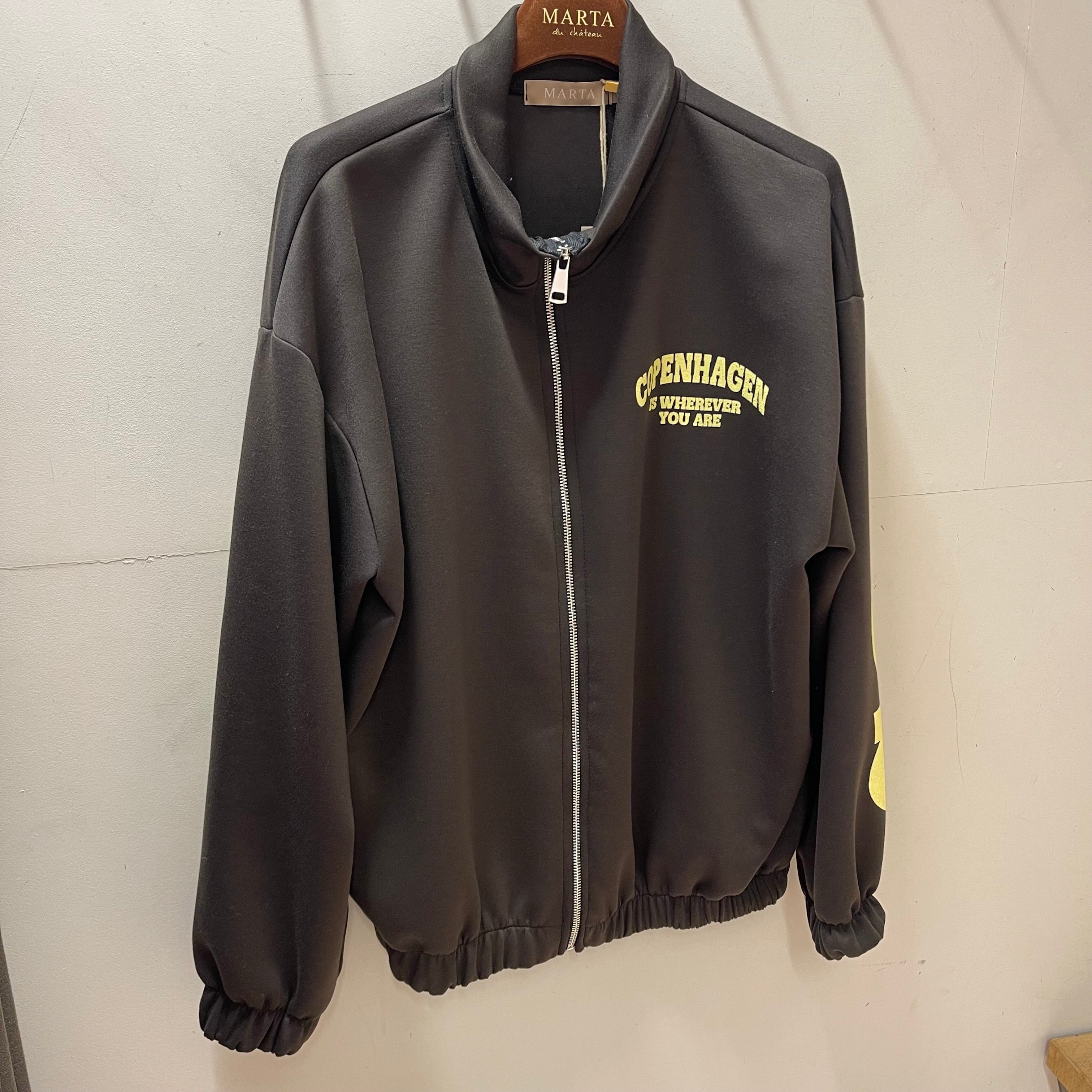 MARTA - NETE SWEAT CARDIGAN MORO-YELLOW