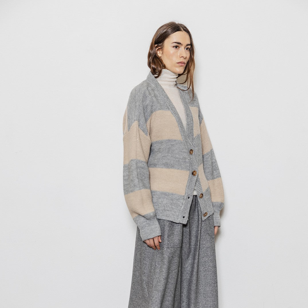 PROJECT AJ117 - JOLIE CARDIGAN GREY SAND
