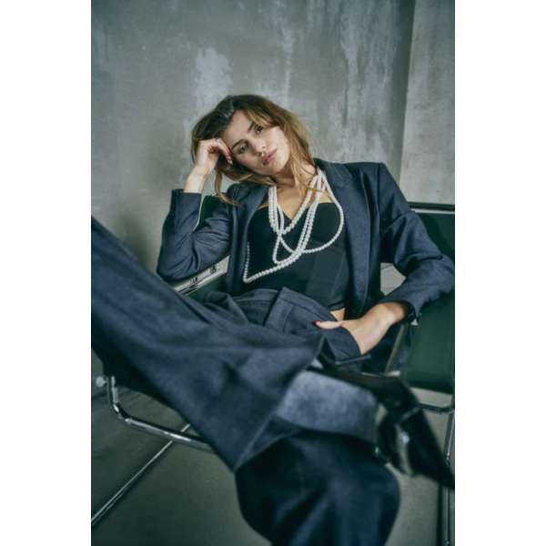 COPENHAGEN MUSE - TAILOR BUKSER GREY MELANGE