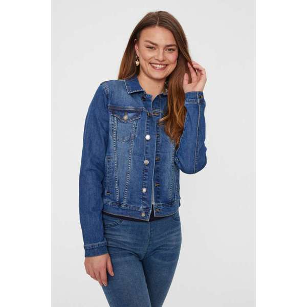 FREEQUENT - ROCK DENIM JAKKE VINTAGE BLUE