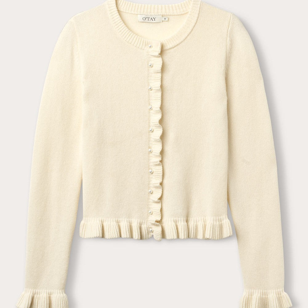 O'TAY - NATIKA CARDIGAN OFF WHITE
