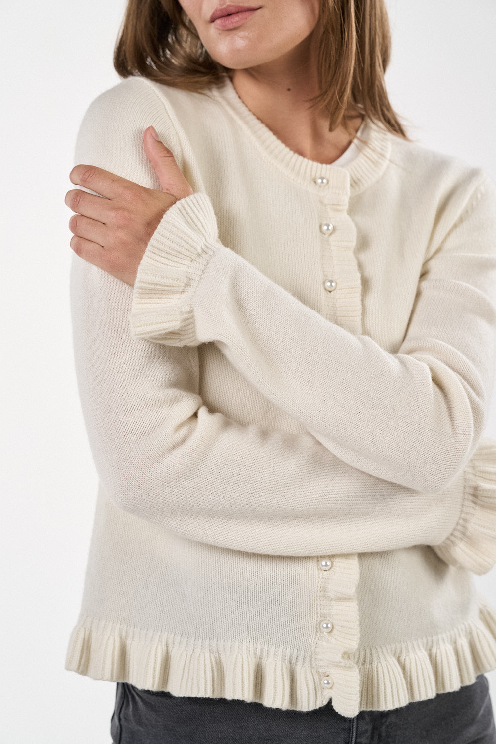 O'TAY - NATIKA CARDIGAN OFF WHITE