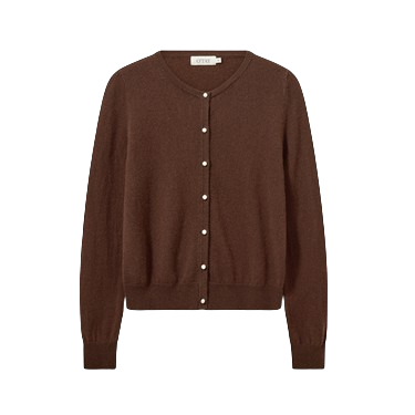 O'TAY - VICTORIA CARDIGAN - ESPRESSO