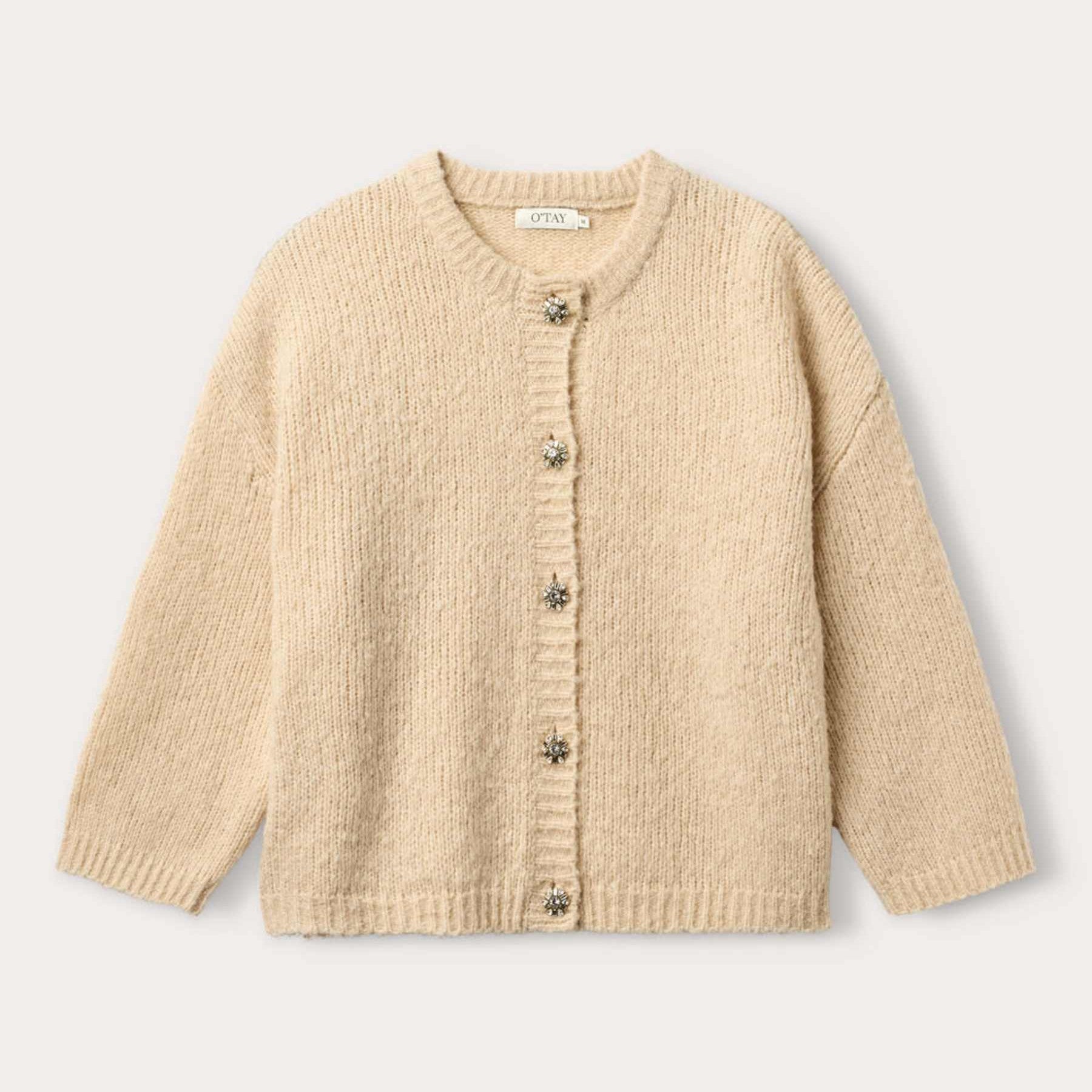 O'TAY - NOÈLA CARDIGAN WARN BEIGE