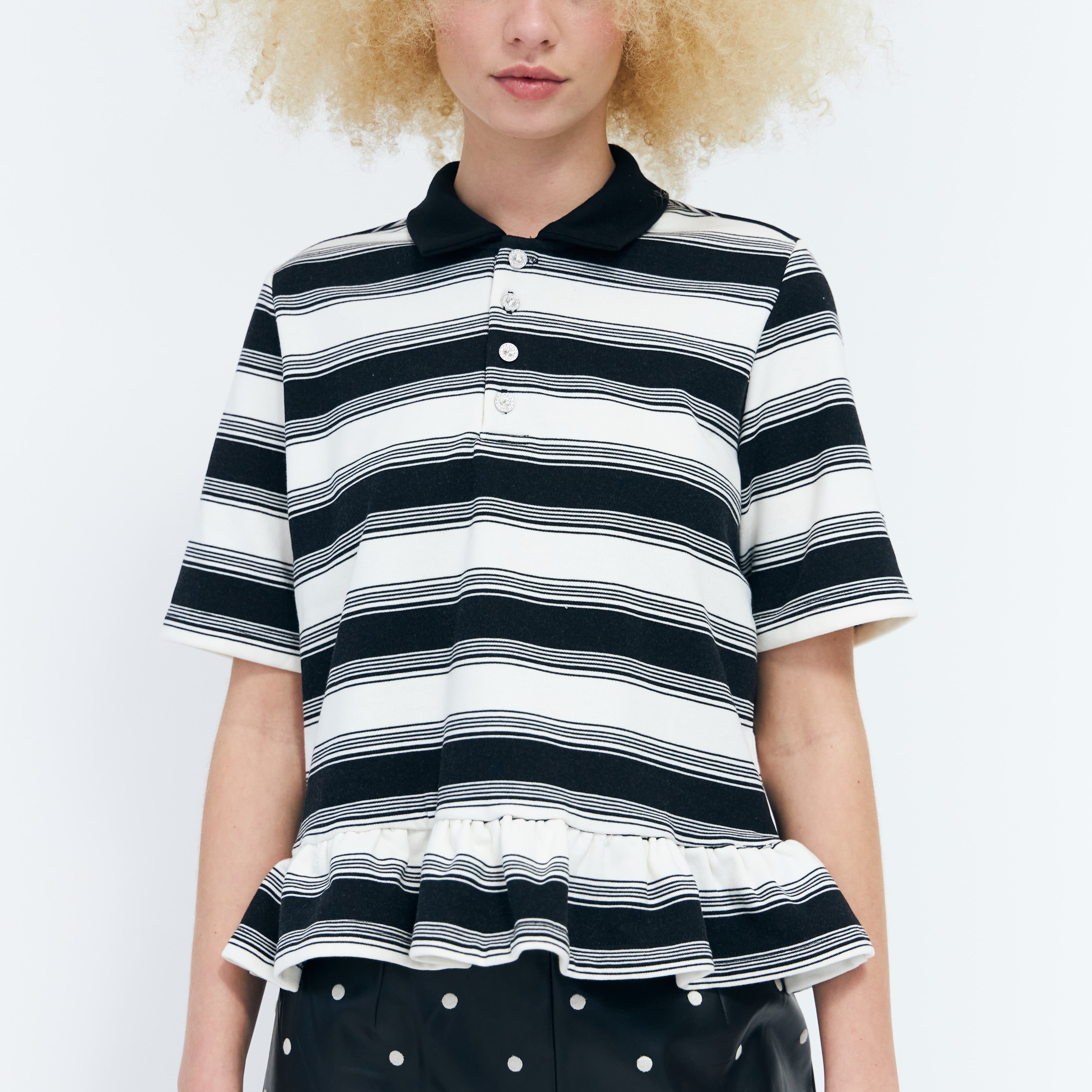 CRAS - JULIETTA POLO BLACK COMBO