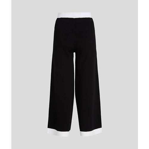 KARL LAGERFELD - CLASSIC KNIT BUKSER SORT