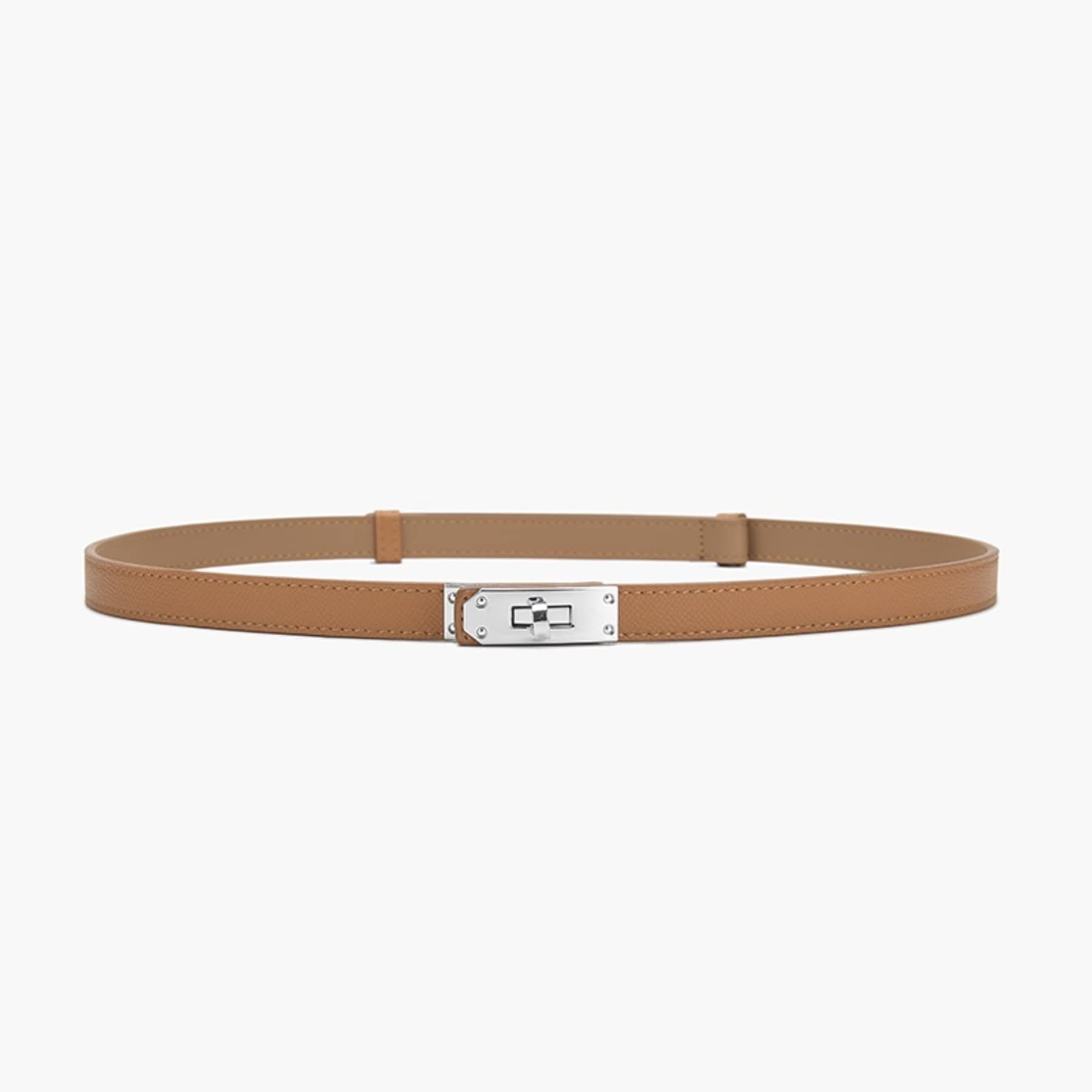 PLISSÉ COPENHAGEN - RINGO BÆLTE LIGHT BROWN