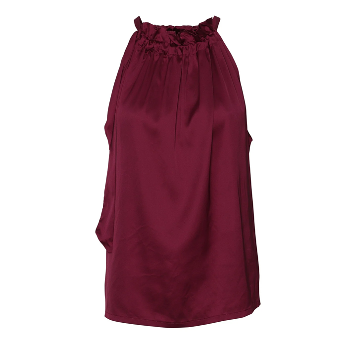 EMM COPENHAGEN - ELISABETH TOP BURGUNDY