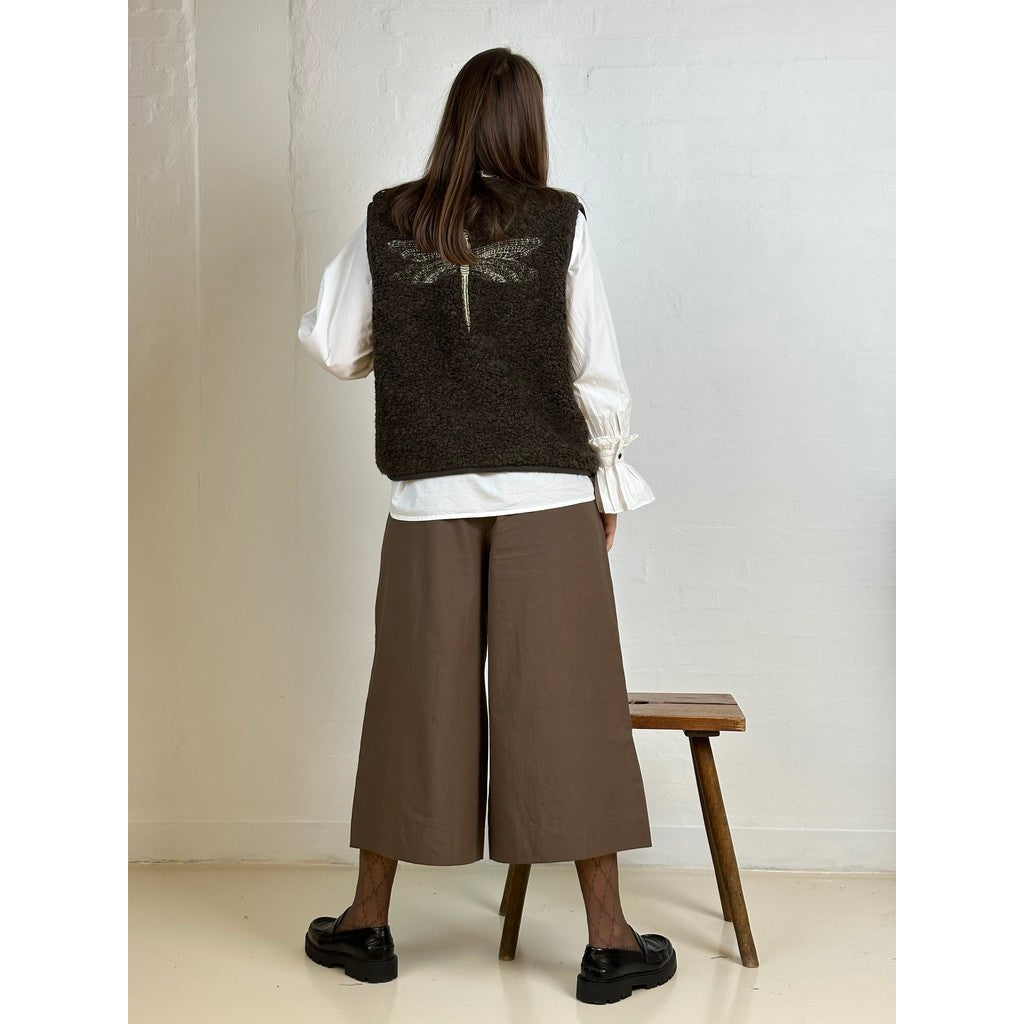 GASPAR - DUFFY VEST BROWN