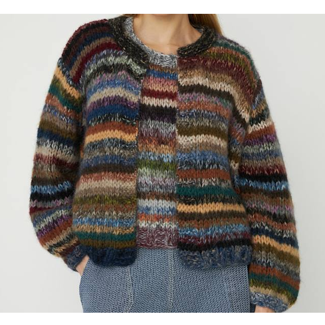 DAWN X DARE - GABI MULTI STRIPE DARK MULTI