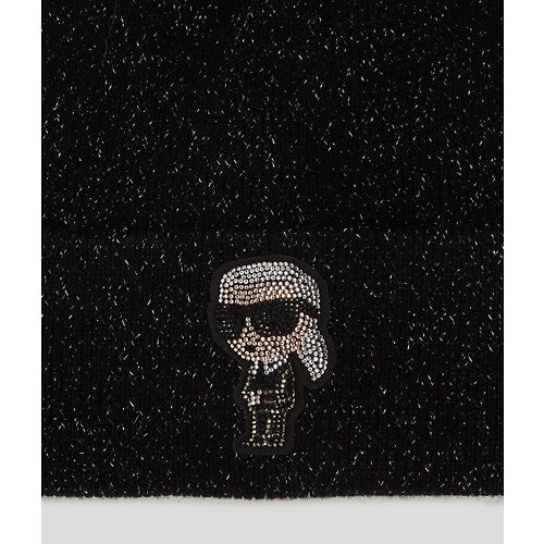 KARL LAGERFELD - IKONIK BEANIE SORT