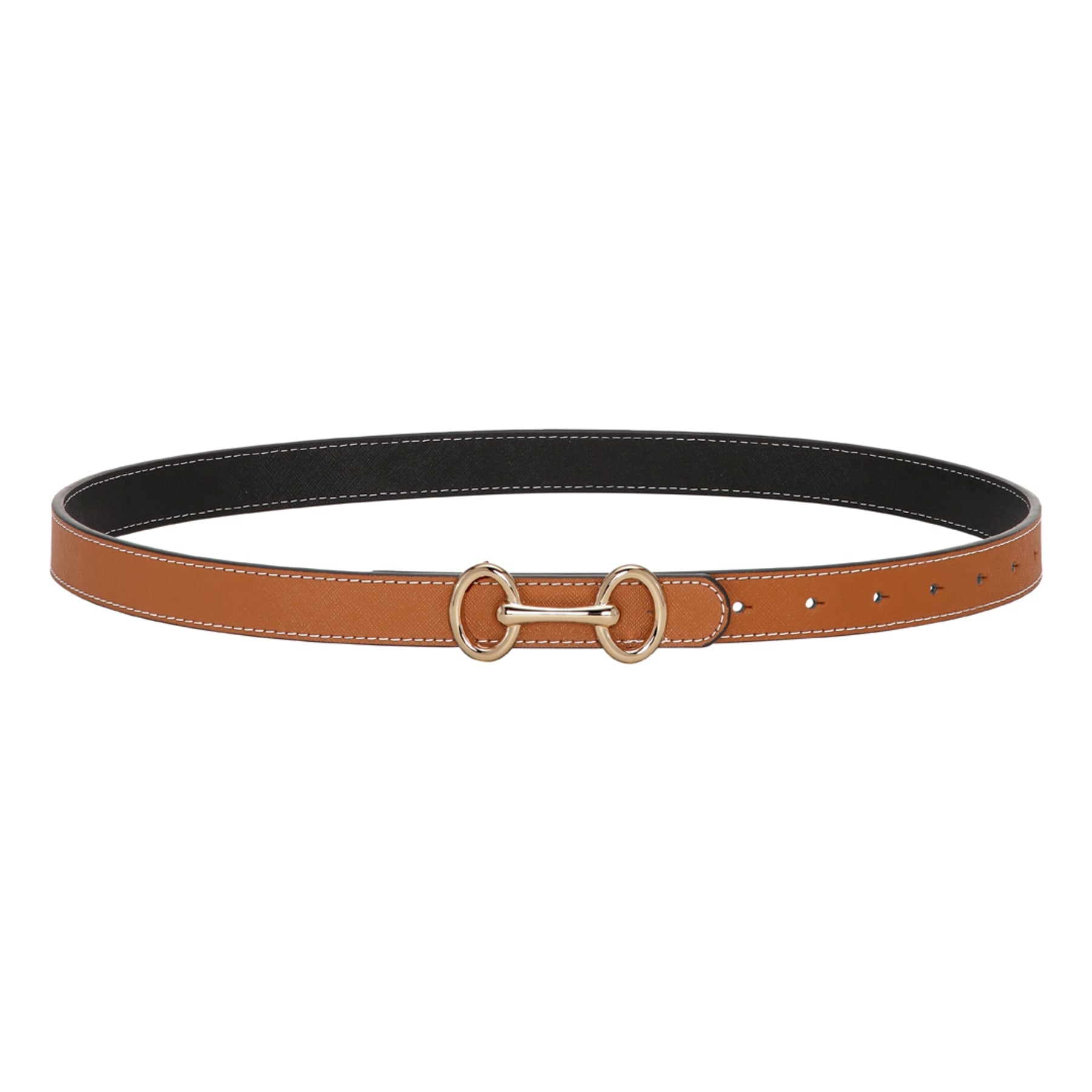 PLISSÉ COPENHAGEN - GRACE BÆLTE COGNAC
