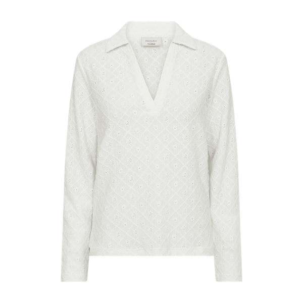 FREEQUENT - KIONA POLO STAR OFF WHITE