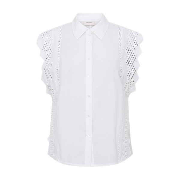 FREEQUENT - BINA BLUSE BRILLIANT WHITE