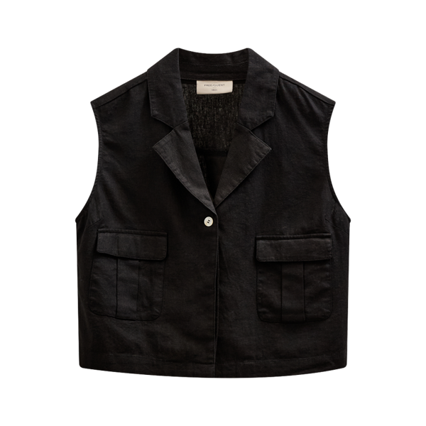 FREEQUENT - LAVA WAISTCOAT SORT