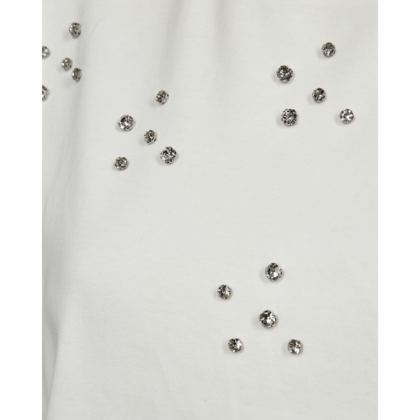COPENHAGEN MUSE - EMBELLISHED T-SHIRT JET STREAM