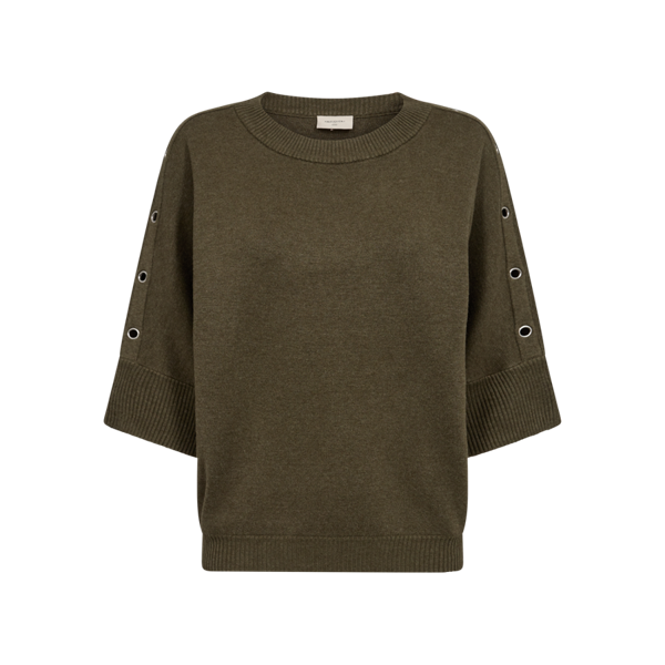 FREEQUENT - ANI PULLOVER OLIVE NIGHT MELANGE