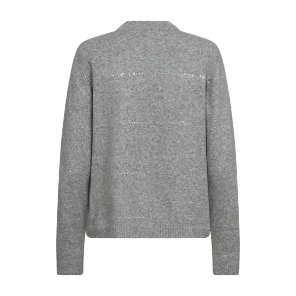 FREEQUENT - BOWSY PULLOVER GREY MELANGE