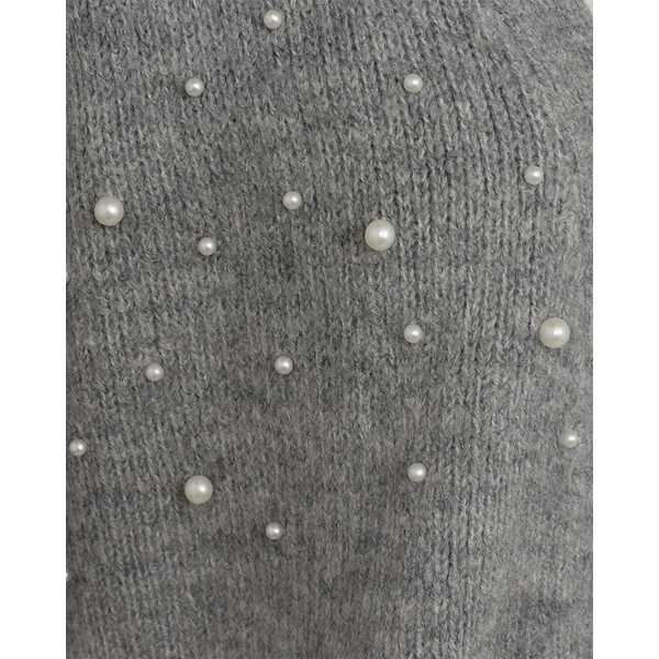 FREEQUENT - PEARL CARDIGAN GREY MELANGE