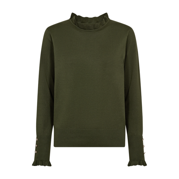 FREEQUENT - KATIE PULLOVER KOMBU GREEN