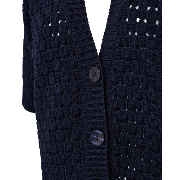 FREEQUENT - FLOTTA CARDIGAN NAVY BLAZER