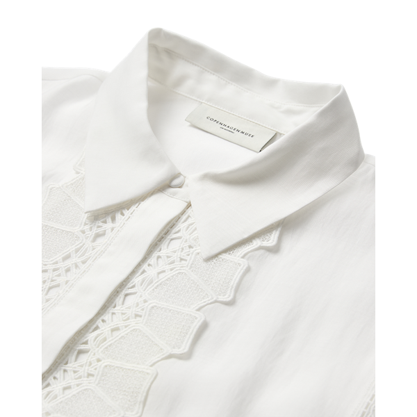COPENHAGEN MUSE - MOLLY SKJORTE BRIGHT WHITE
