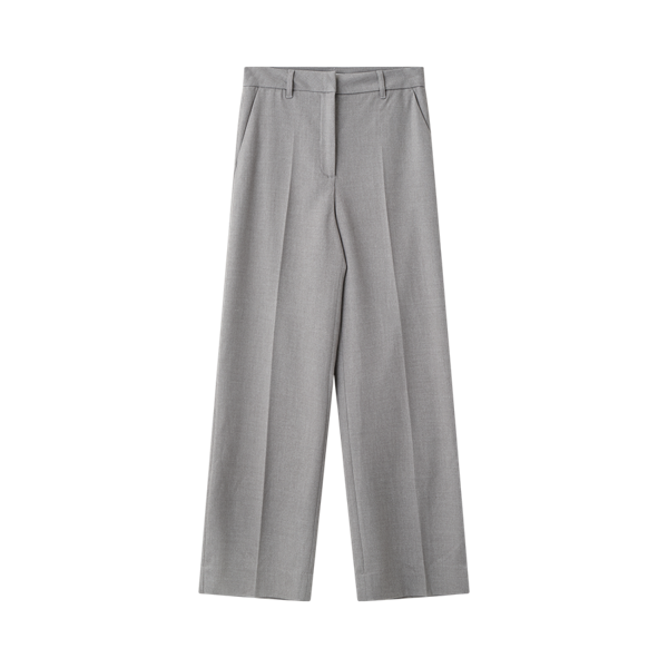 COPENHAGEN MUSE - TAILOR WIDE BUKSER LIGHT GREY