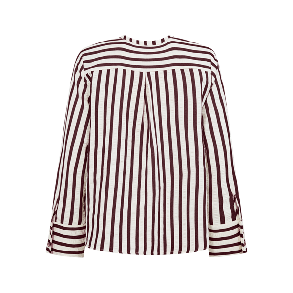 FREEQUENT - NOTO BLUSE STAR OFF WHITE/PORT ROYALE