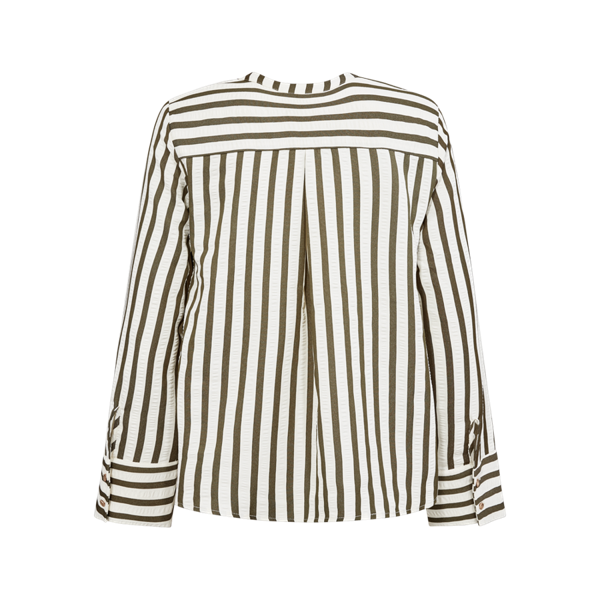 FREEQUENT - NOTO BLUSE STAR OFF WHITE/WINTER MOSS