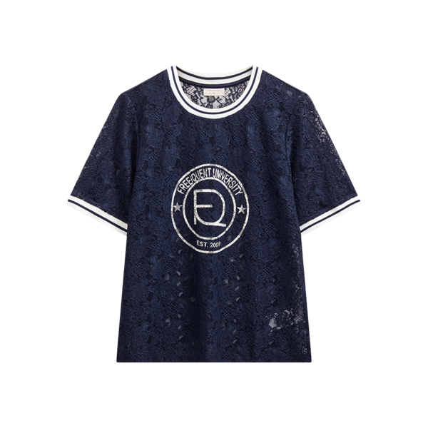 FREEQUENT - EICO T-SHIRT NAVY BLAZER