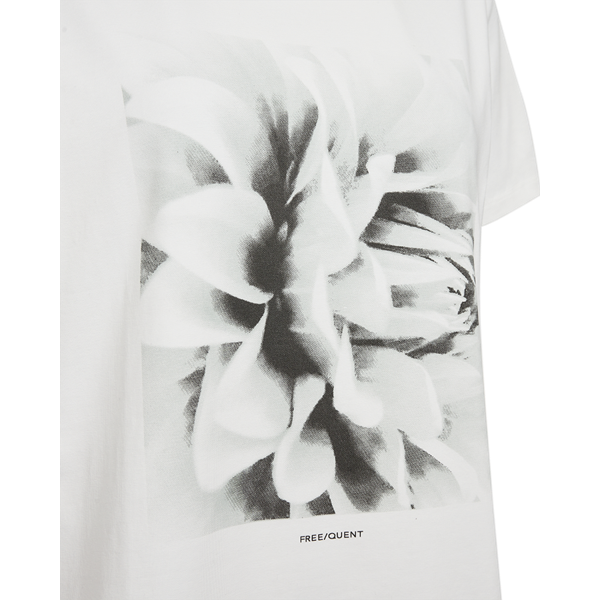 FREEQUENT - SURE T-SHIRT BRIGHT WHITE W. BLACK