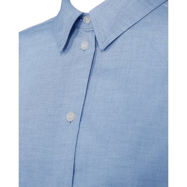 FREEQUENT - OXFORD SKJORTE CHAMBRAY BLUE