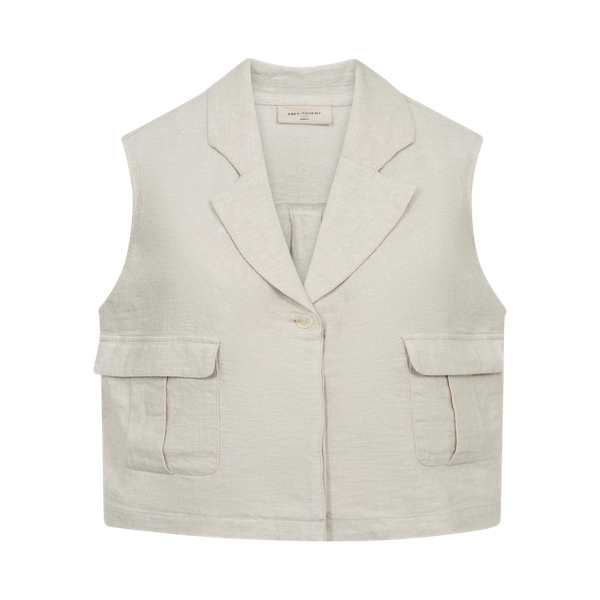 FREEQUENT - LAVA WAISTCOAT MOONBEAM MELANGE