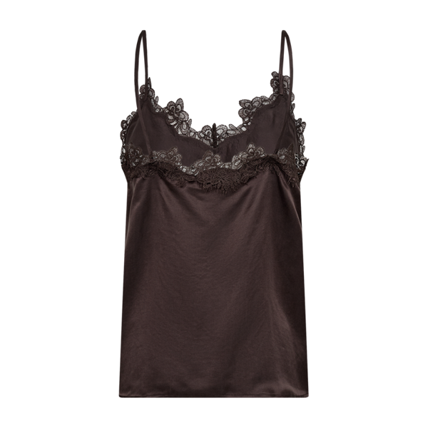 COPENHAGEN MUSE - SILIA LACE TOP MULCH