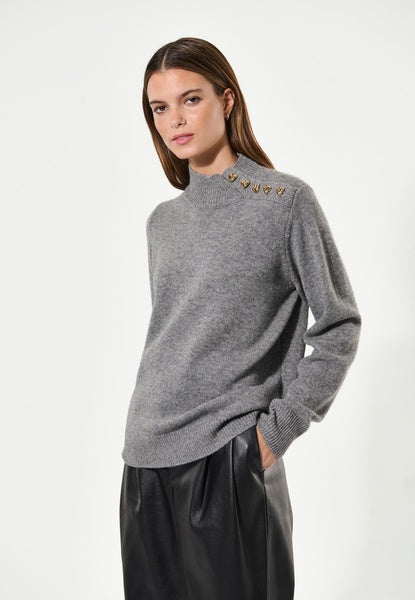 DEA KUDIBAL - CASMIRA PULLOVER LIMESTONE