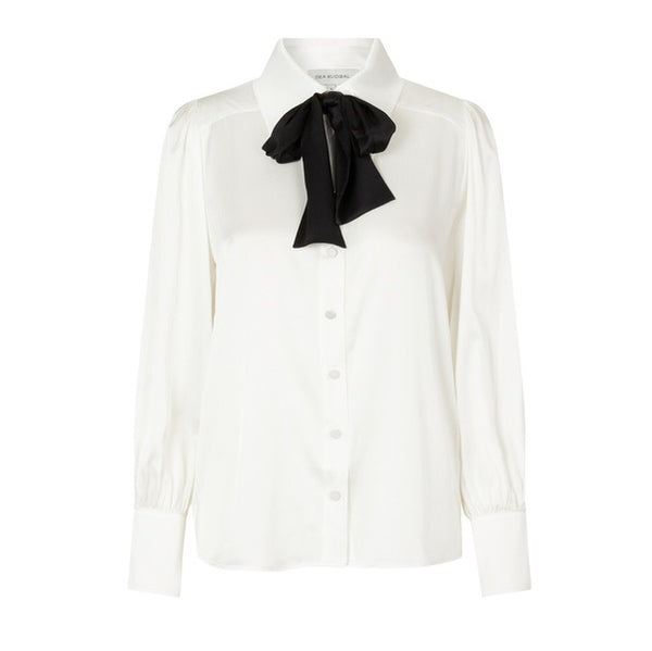 DEA KUDIBAL - CASSISA BLUSE LUREX BLACK