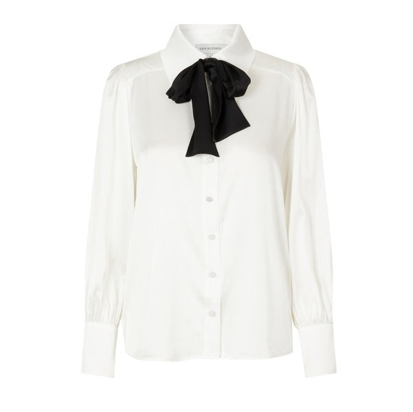 DEA KUDIBAL - CASSISA BLUSE LUREX BLACK