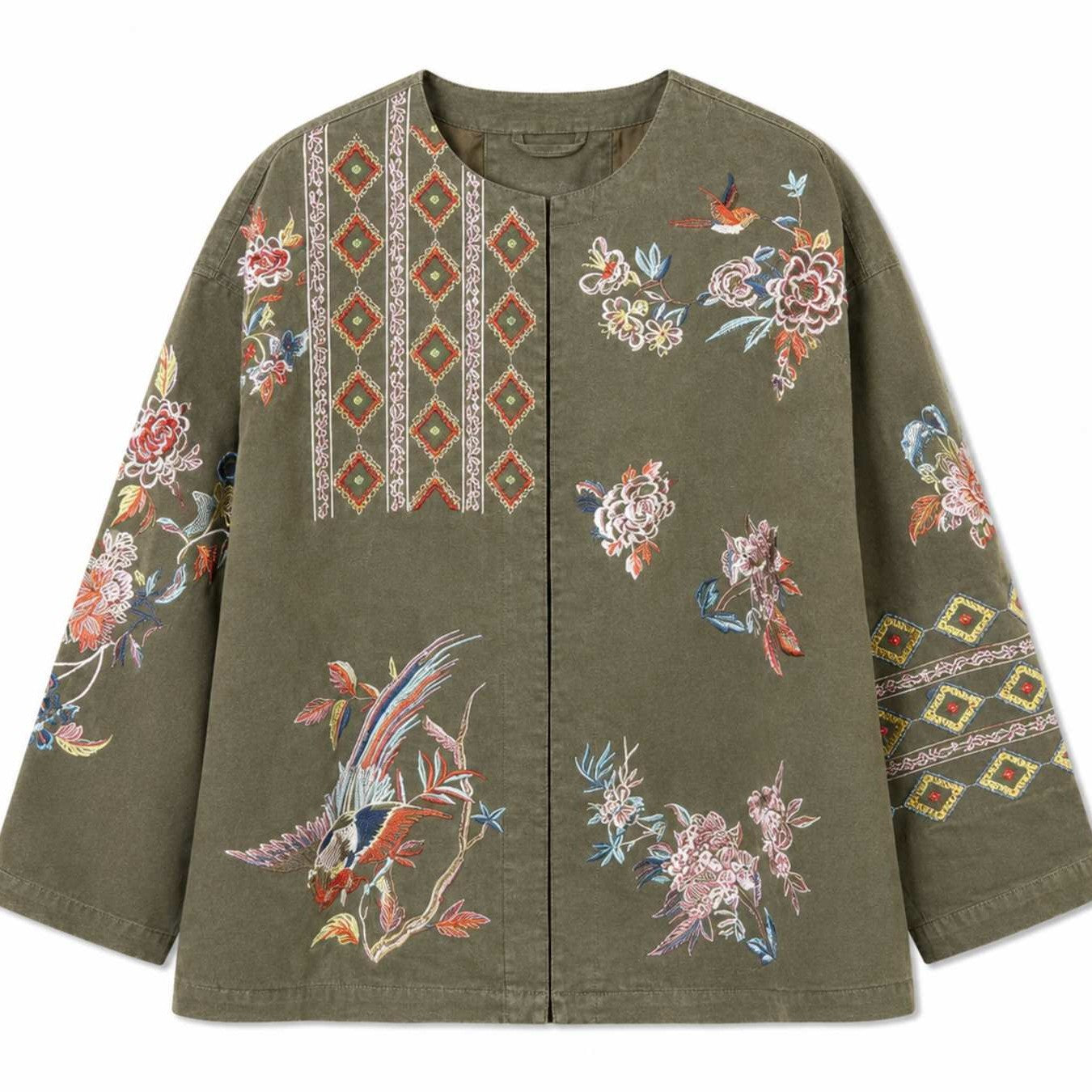 AMAZE CPH - NOA BRODERI JAKKE ARMY