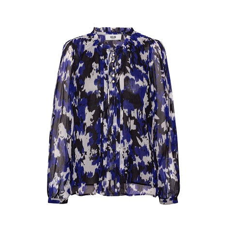MOLIIN - DINA BLUSE CLEMATIS BLUE