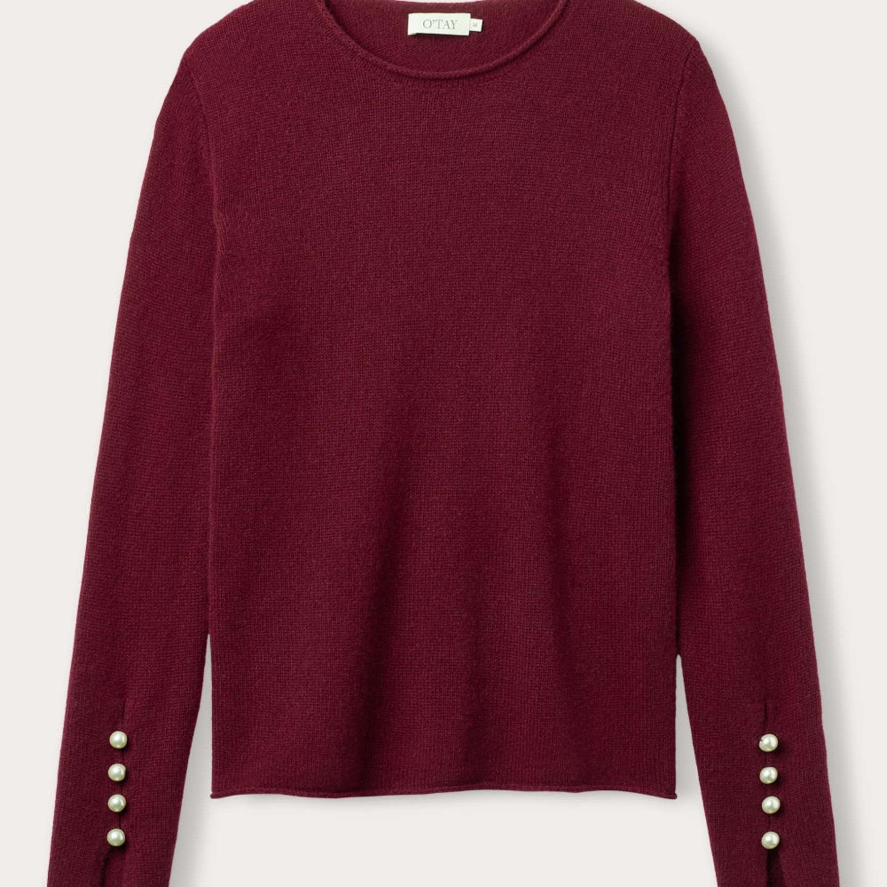 O'TAY - ABBELONE SWEATER BORDEAUX