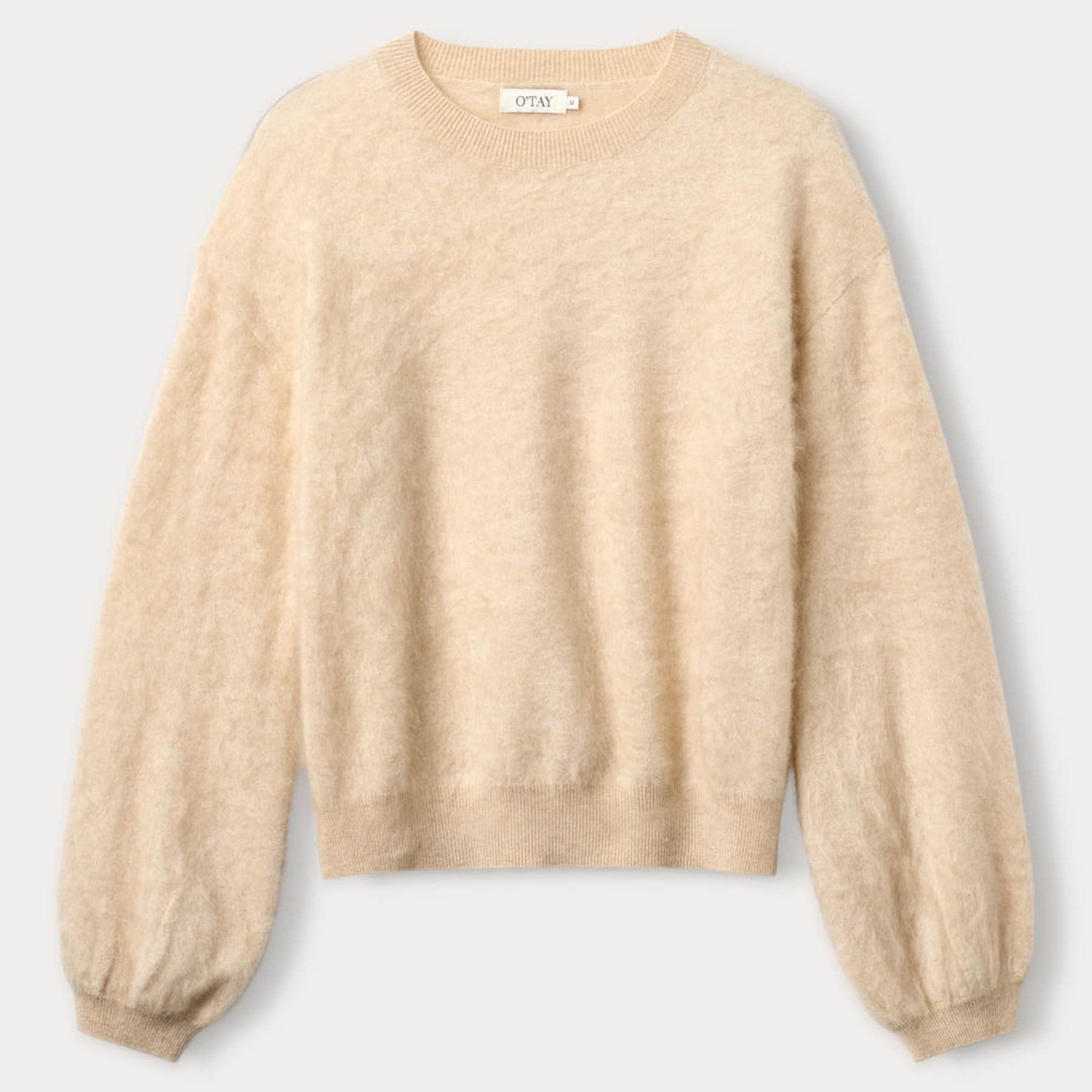 O'TAY - FABIANA BLUSE PORCELAIN