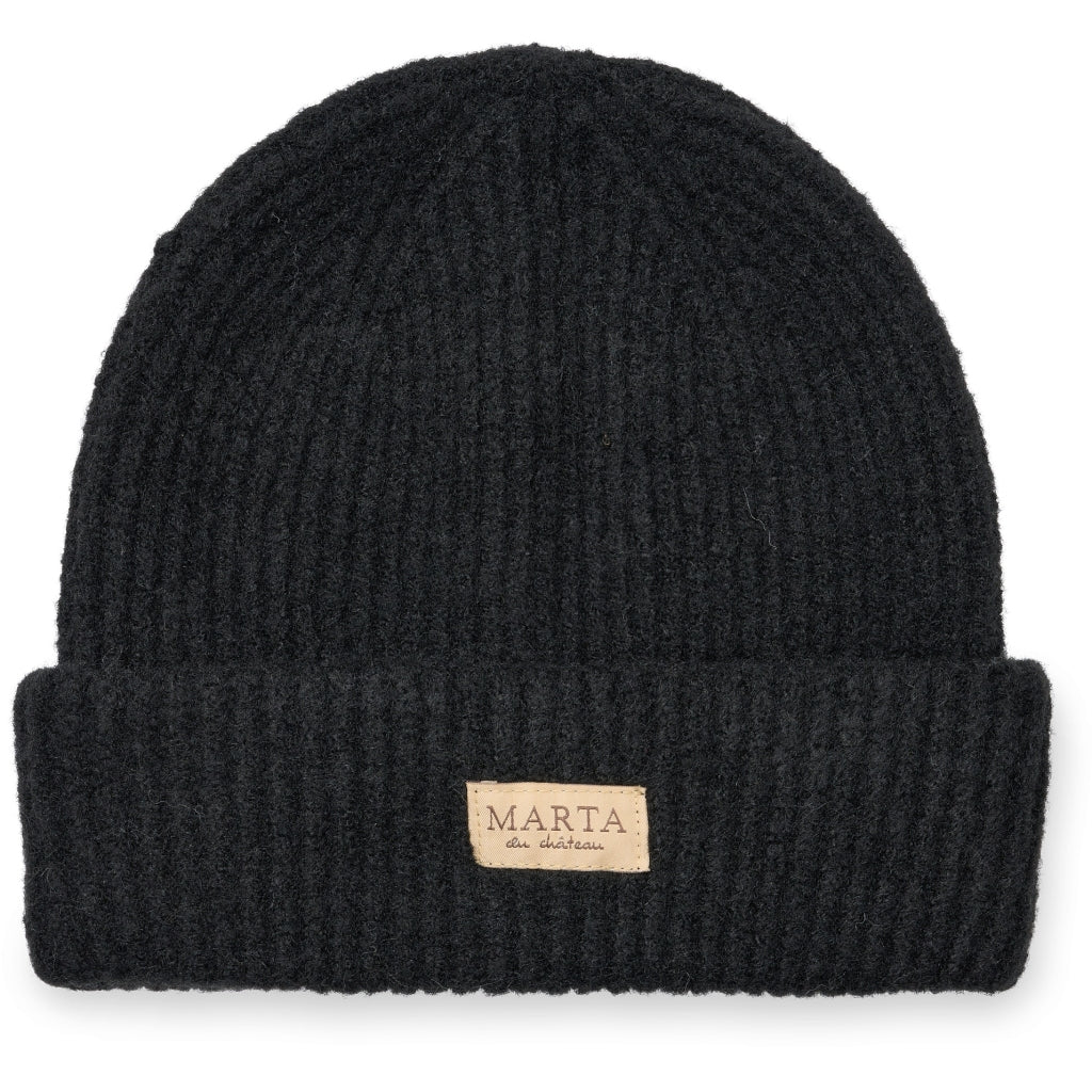 MARTA - RIB BEANIE HAT SORT